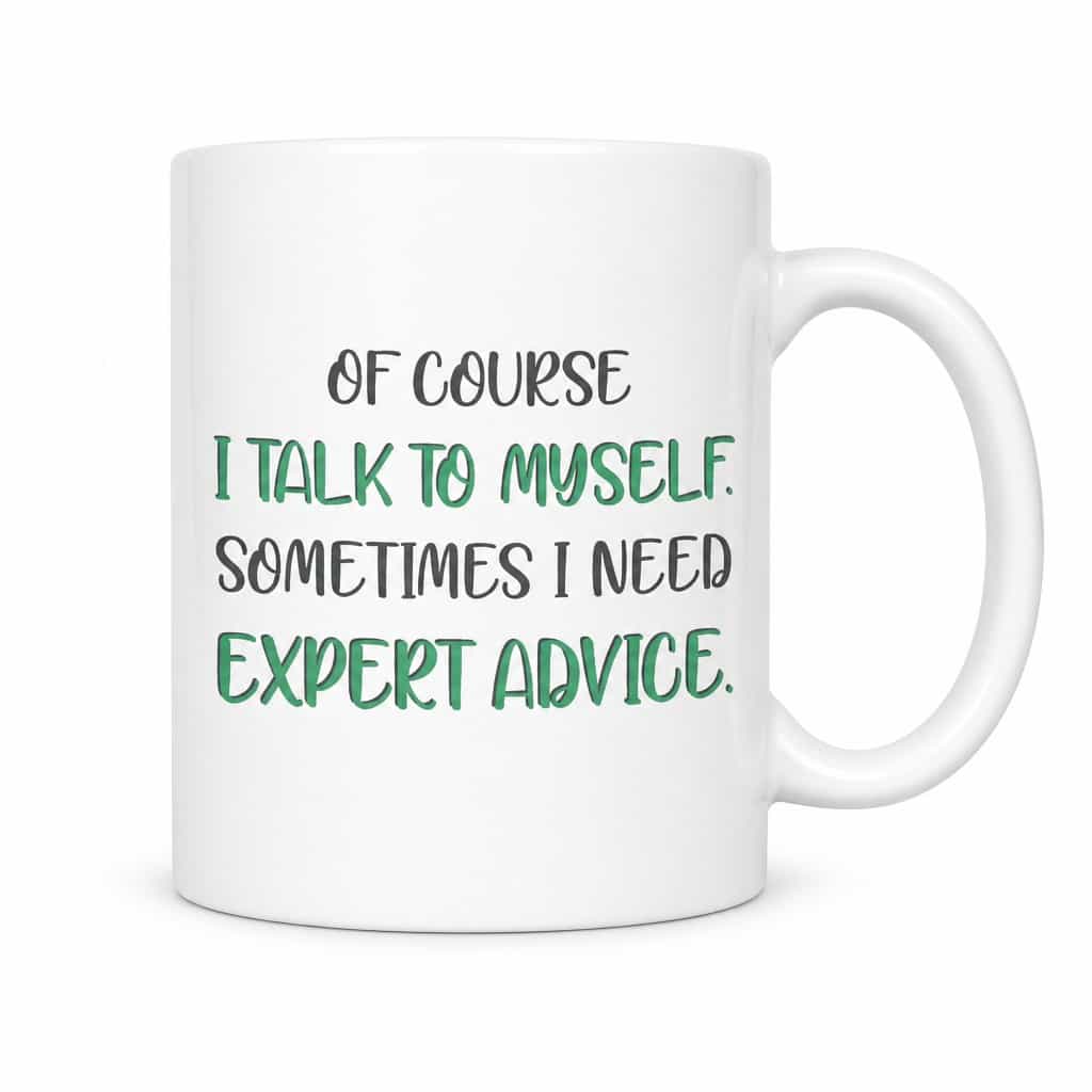 Vtipný hrnek expert advice