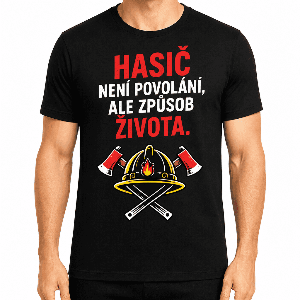 Tričko pro hasiče – Hasič není povolání, ale způsob života.