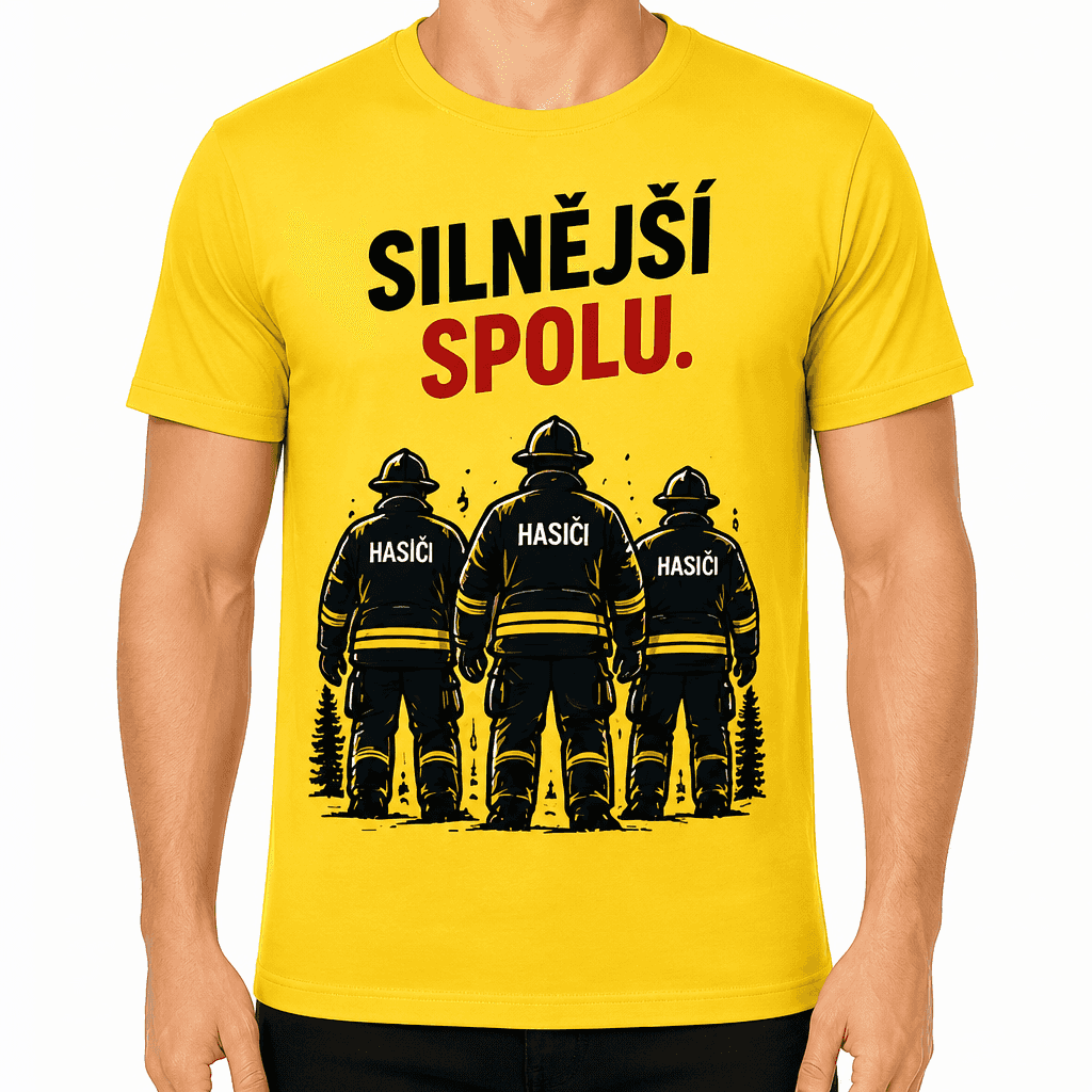 Tričko pro hasiče – Silnější spolu.