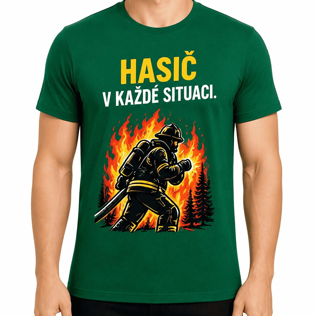 Tričko pro hasiče – Hasič v každé situaci.