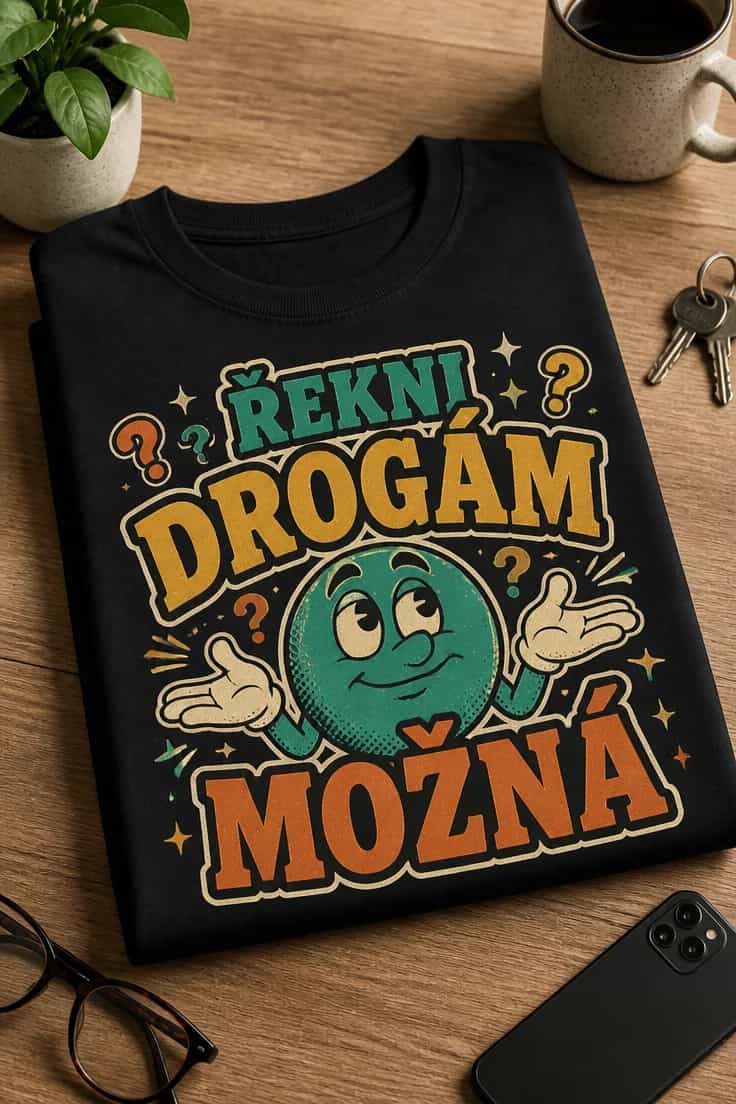 Pánské tričko ŘEKNI DROGÁM MOŽNÁ