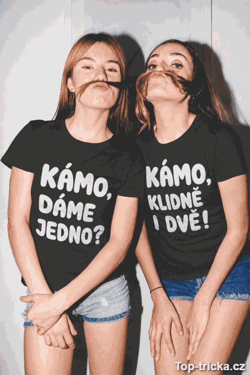 Párové tričko dáme jedno