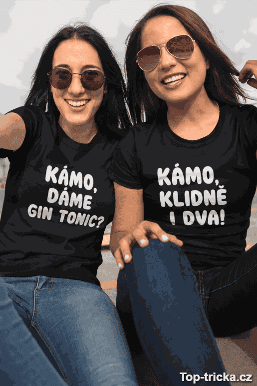 Párové tričko kámo dáme gin tonic