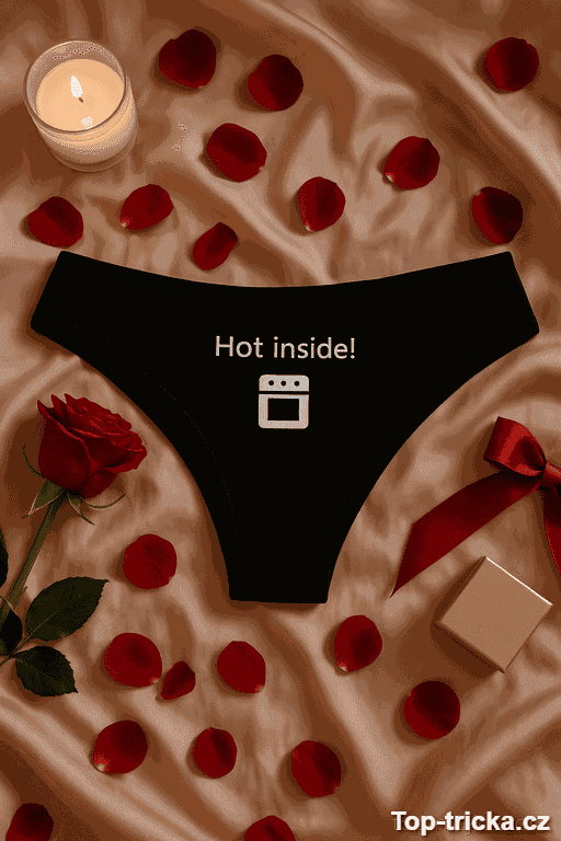 Vtipné dámské kalhotky Hot Inside