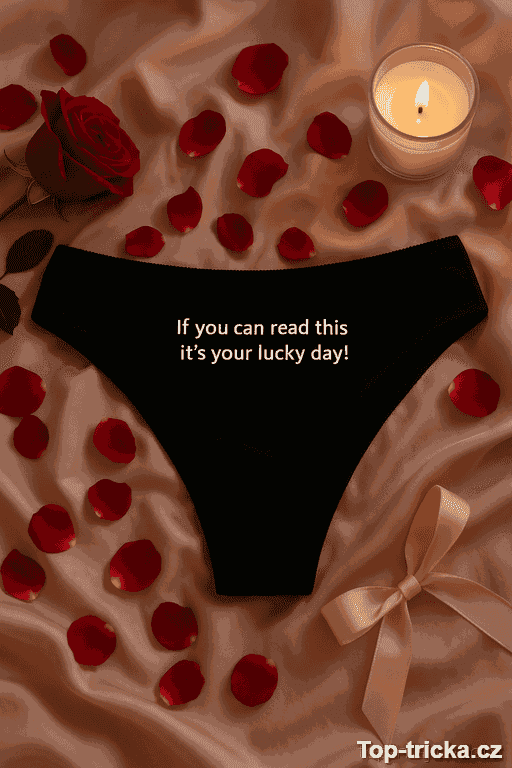 Vtipné dámské kalhotky lucky day
