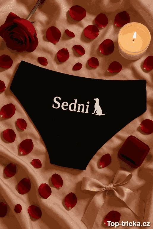 Vtipné dámské kalhotky sedni pejsku