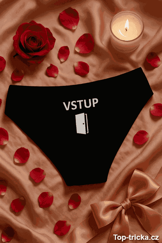 Vtipné dámské kalhotky Vstup