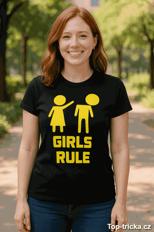 Vtipné tričko Girls Rule