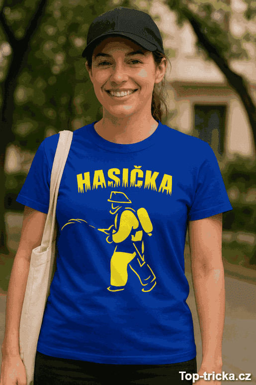 Vtipné tričko hasička