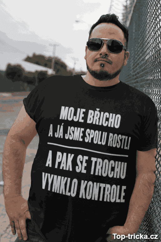 Vtipné tričko moje břicho a já