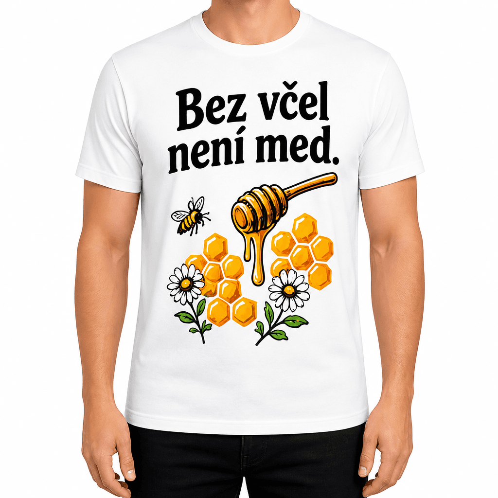 Tričko pro včelaře – Bez včel není med.