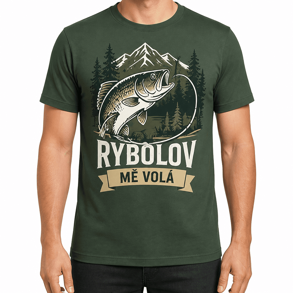 Tričko pro rybáře – RYBOLOV MĚ VOLÁ