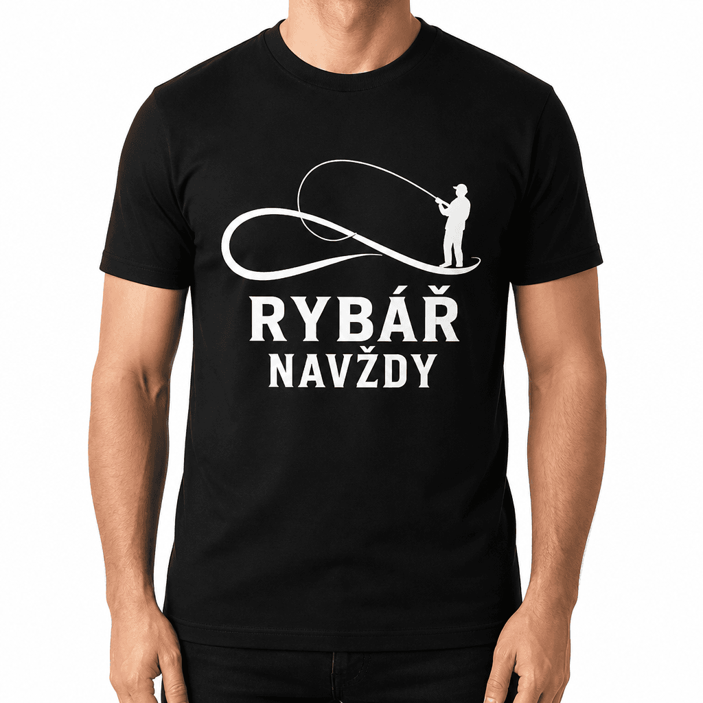 Tričko pro rybáře – RYBÁŘ NAVŽDY