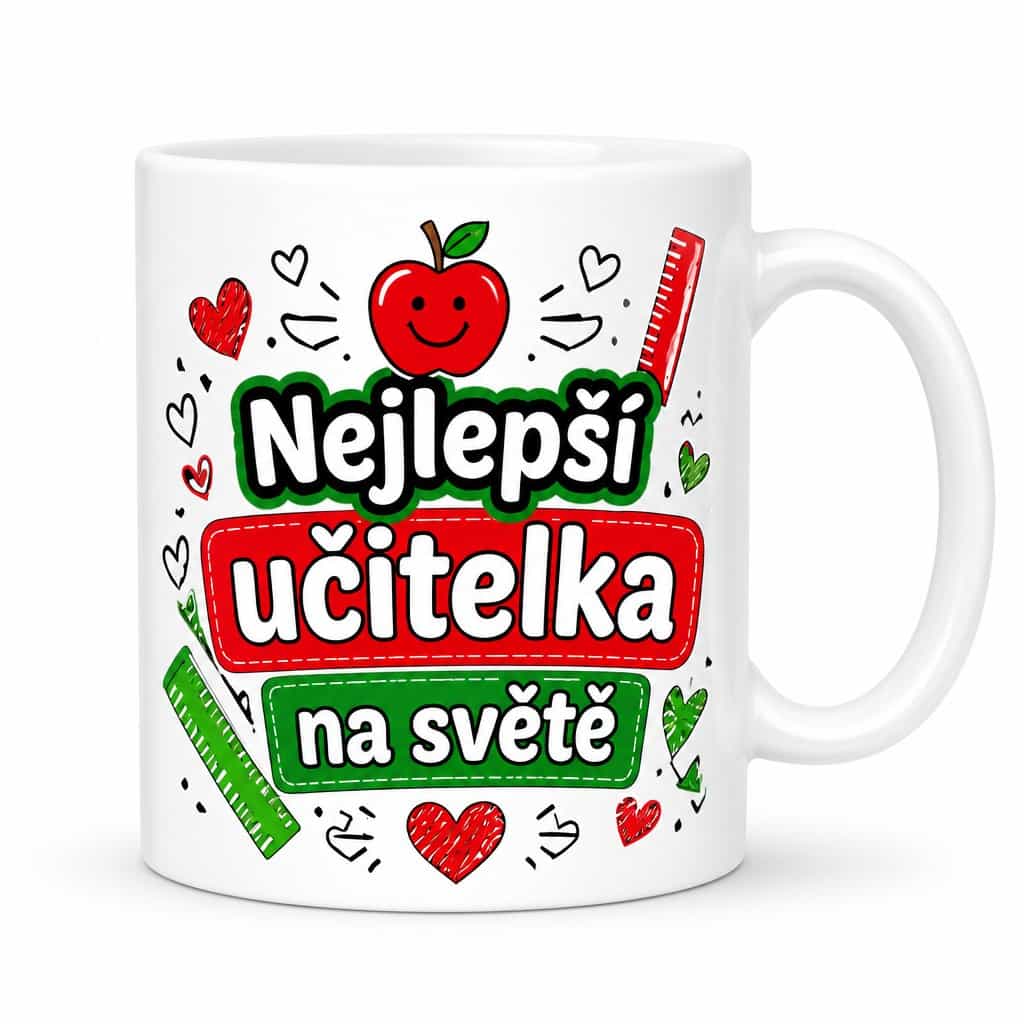 Hrnek pro učitelku – Nejlepší učitelka na světě