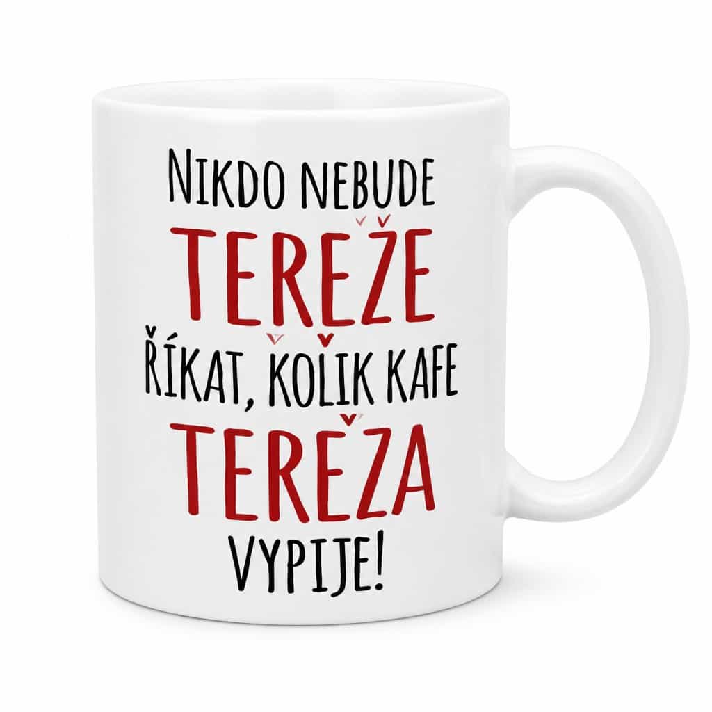 Vtipný hrnek kolik kafe s vlastním jménem