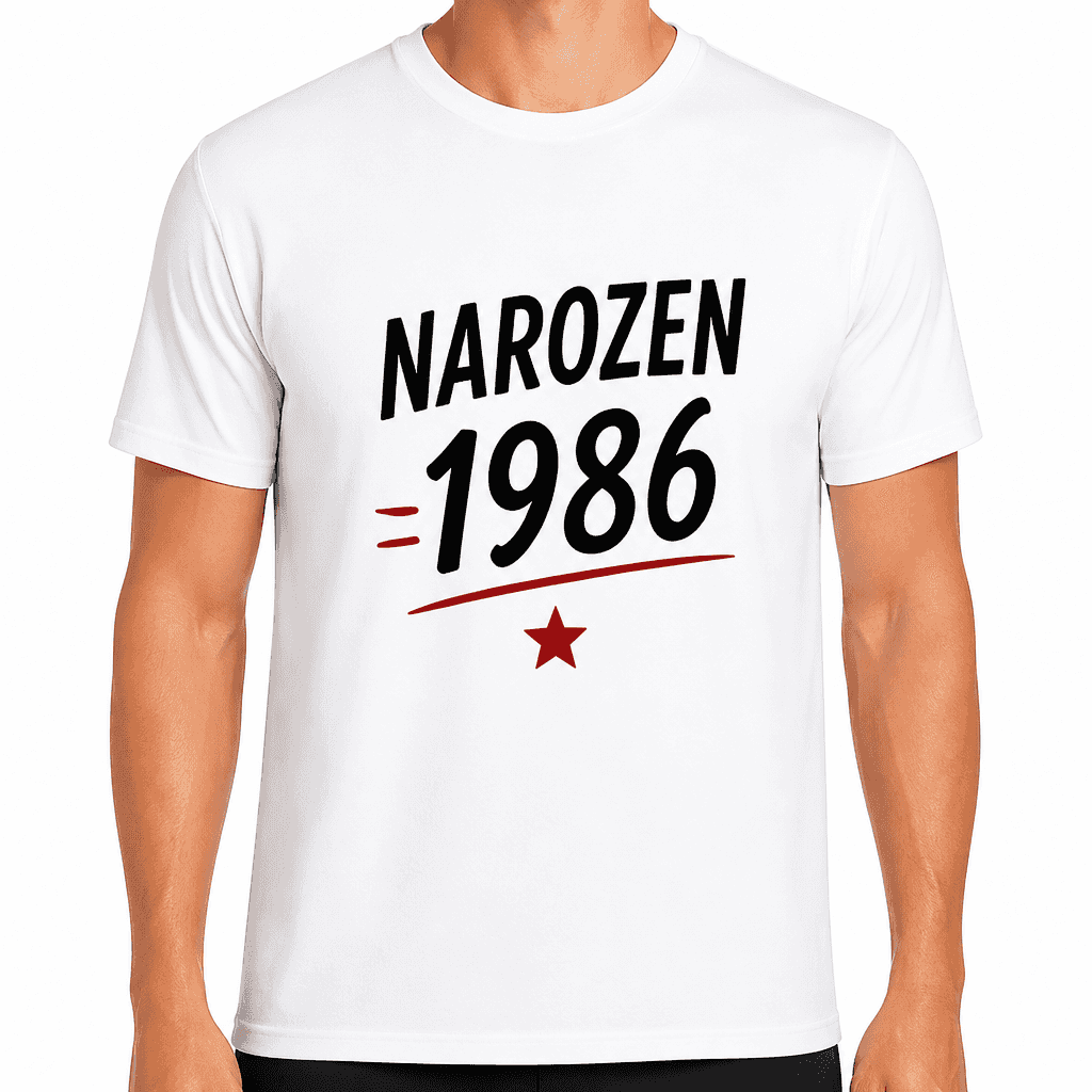 Tričko k 40. narozeninám – Narozen 1986