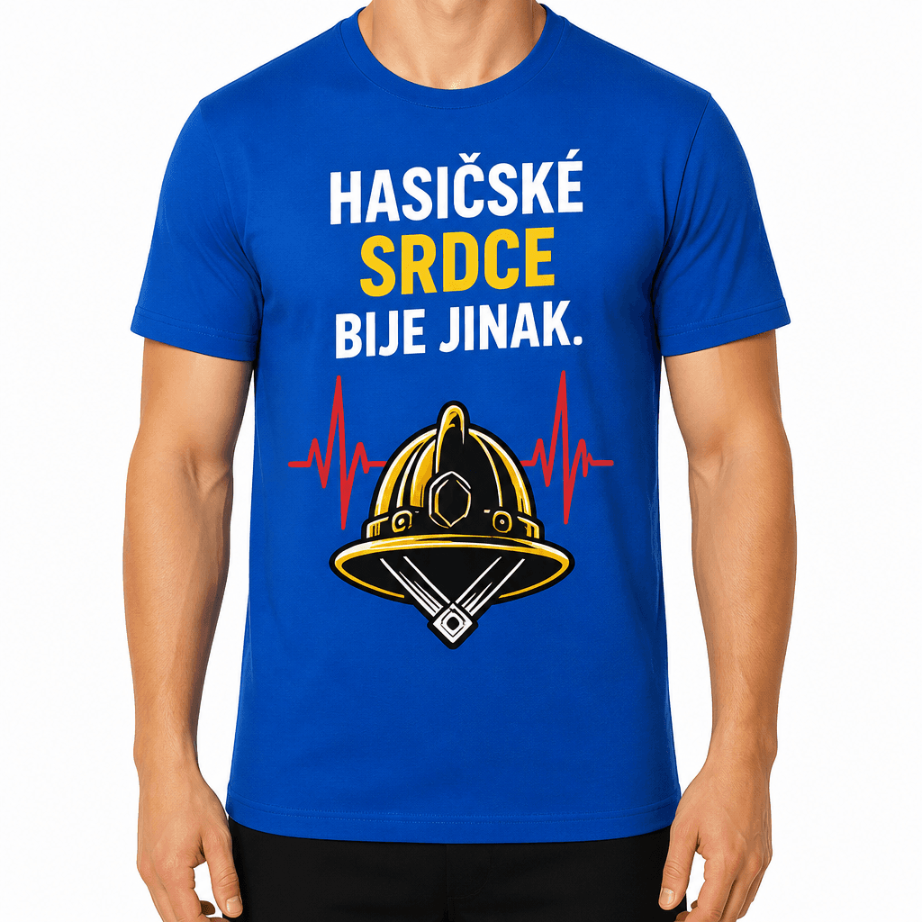 Tričko pro hasiče – Hasičské srdce bije jinak.