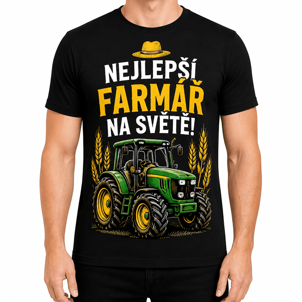 Tričko pro farmáře – NEJLEPŠÍ FARMÁŘ NA SVĚTĚ!