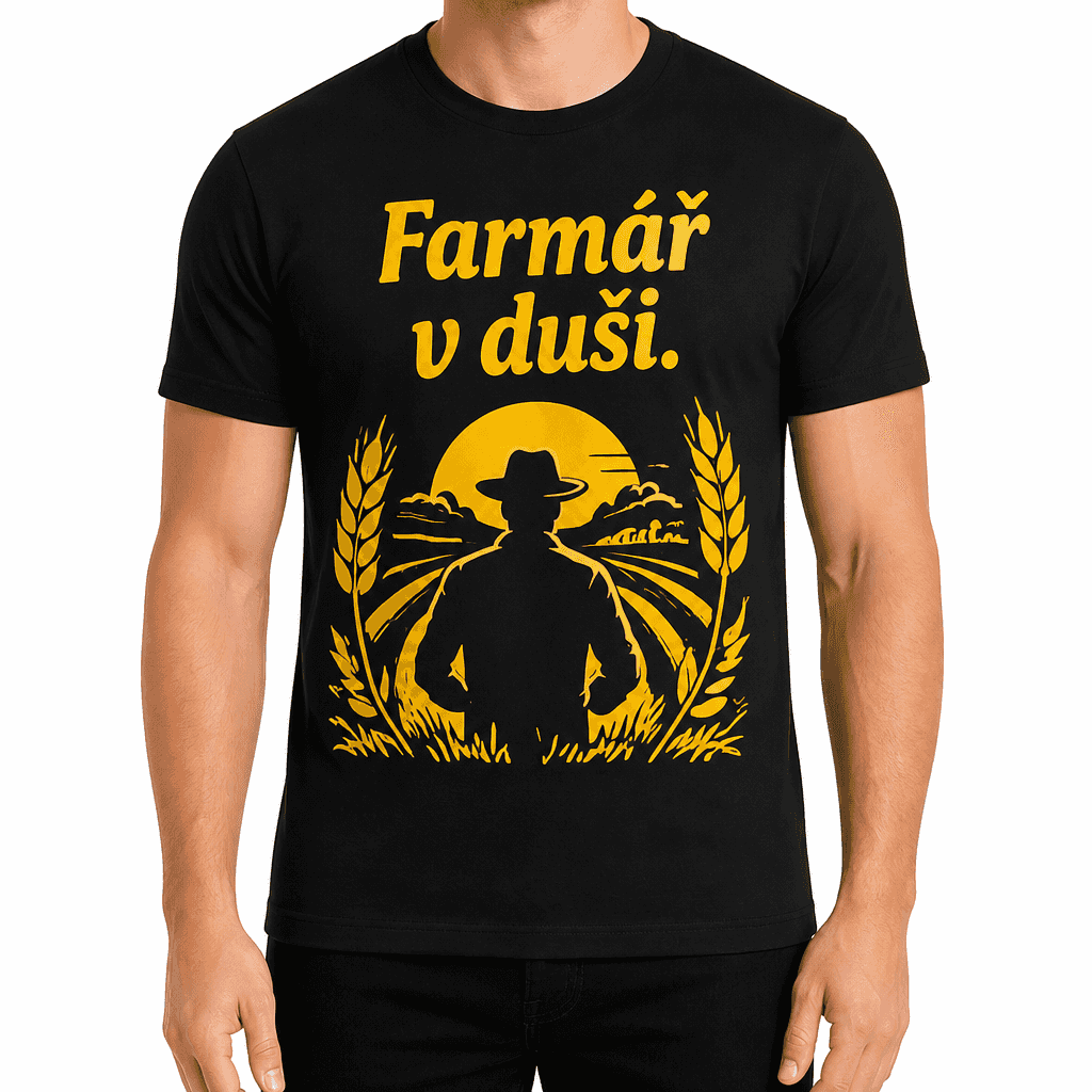 Tričko pro farmáře – Farmář v duši.