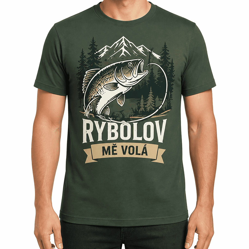 Tričko pro rybáře – RYBOLOV MĚ VOLÁ
