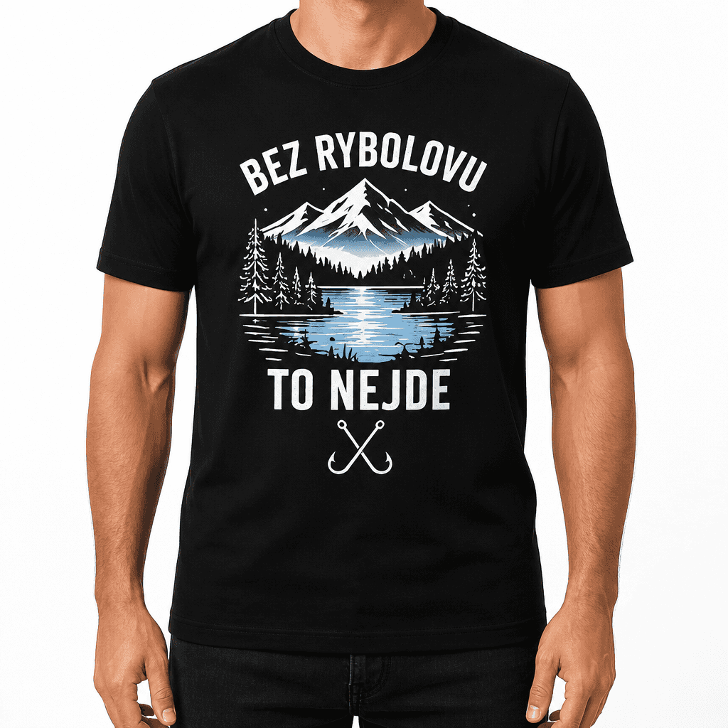 Tričko pro rybáře – BEZ RYBOLOVU TO NEJDE