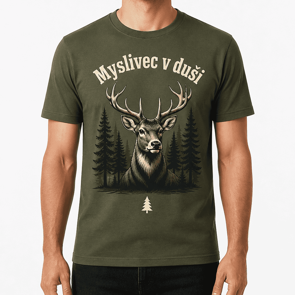 Myslivecké tričko – Myslivec v duši