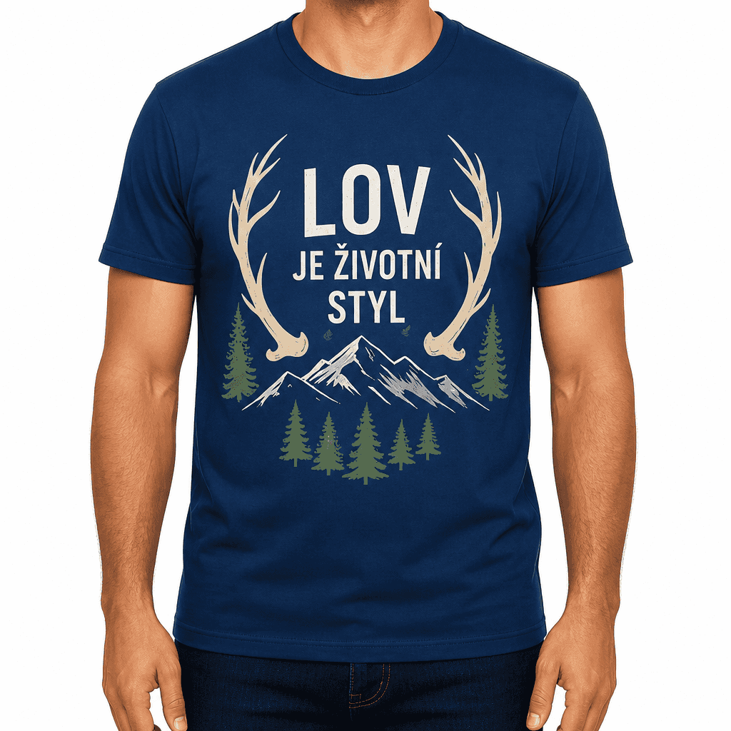 Myslivecké tričko – Lov je životní styl