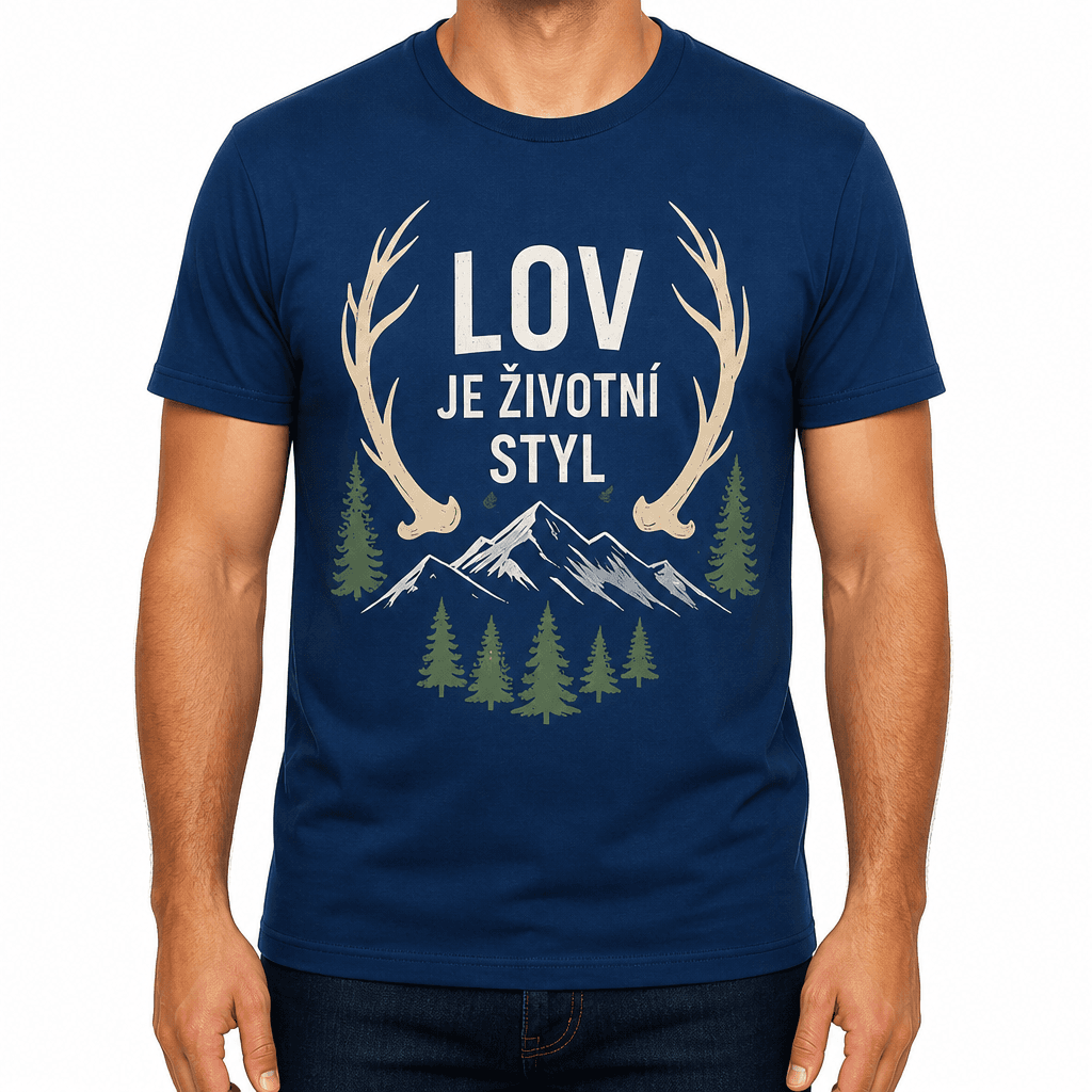 Myslivecké tričko – Lov je životní styl