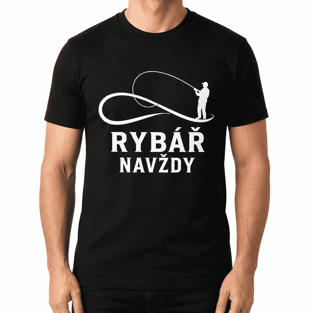 Tričko pro rybáře – RYBÁŘ NAVŽDY