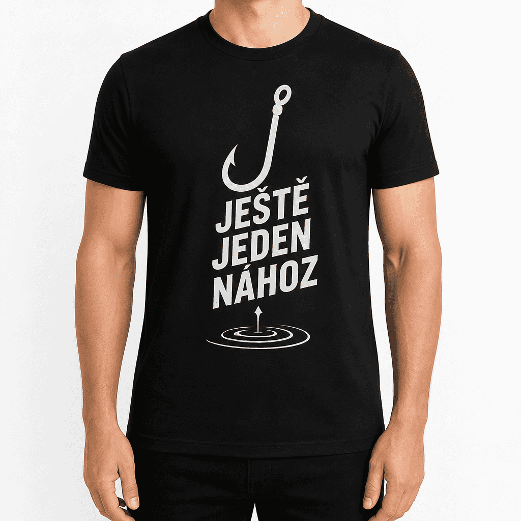 Tričko pro rybáře – JEŠTĚ JEDEN NÁHOZ