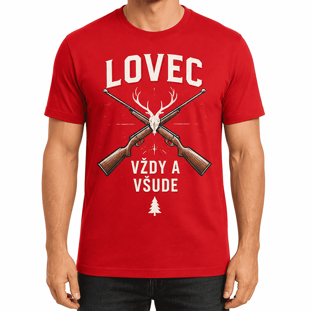 Myslivecké tričko – Lovec vždy a všude