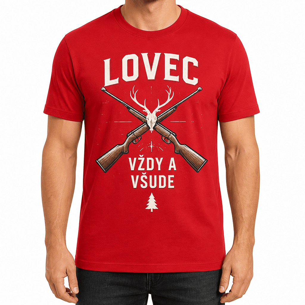 Myslivecké tričko – Lovec vždy a všude