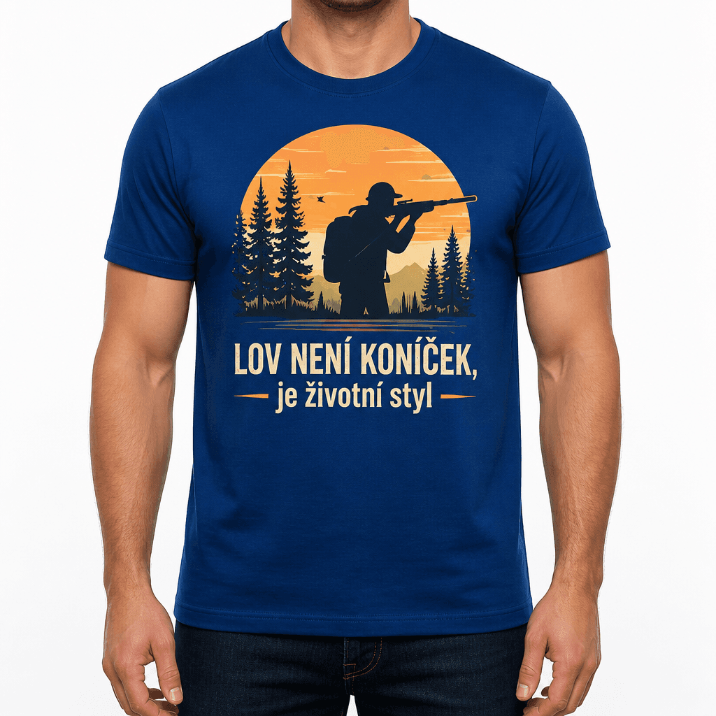 Myslivecké tričko – Lov není koníček, je životní styl