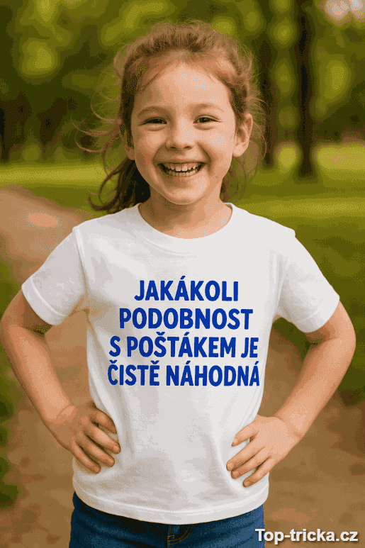 Dětské tričko podobnost s pošťákem
