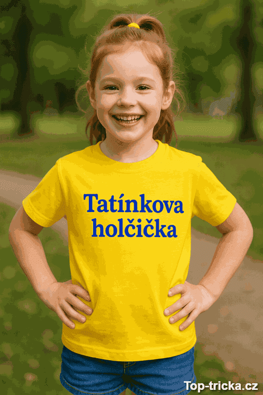 Dětské tričko tatínkova holčička