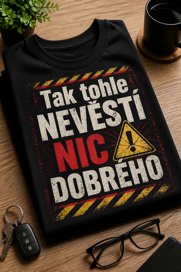 Grunge tričko Tak tohle nevěstí nic dobrého