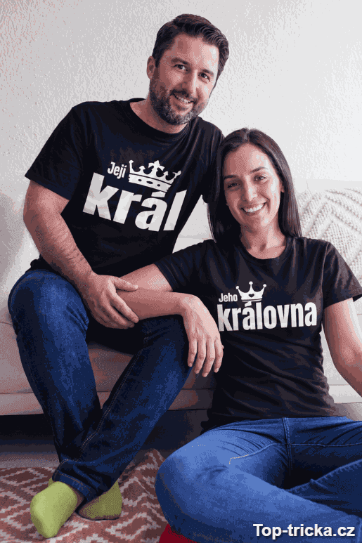 Párové tričko její král jeho královna