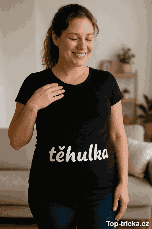 Těhotenské tričko těhulka