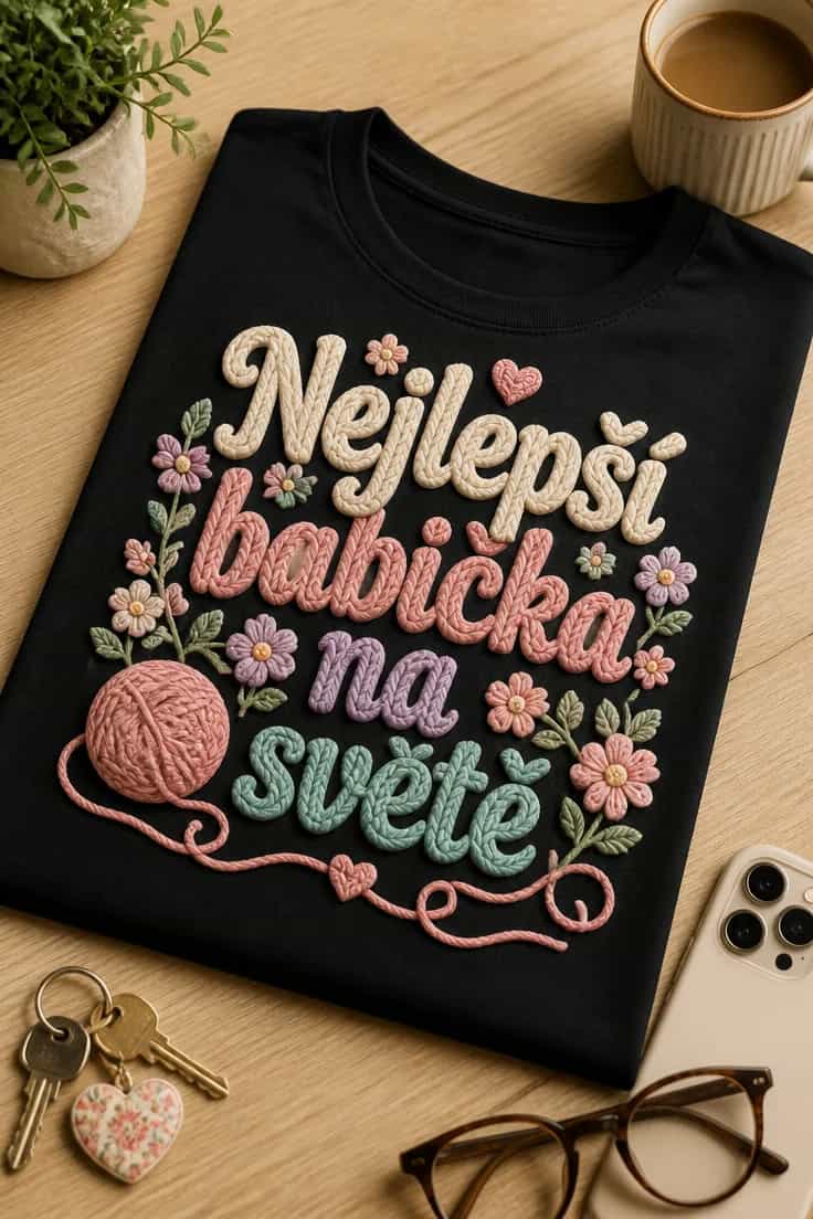 Tričko pro babičku – Nejlepší babička na světě