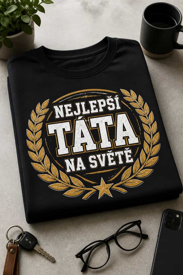 Tričko pro tátu – Nejlepší táta na světě