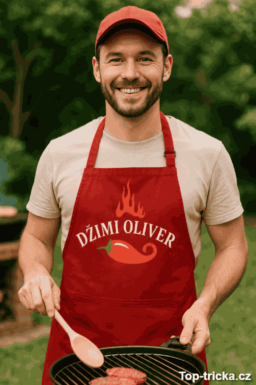 Vtipná zástěra Džimi Oliver