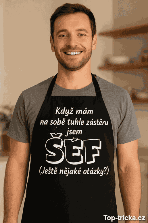 Vtipná zástěra když jsem šéf