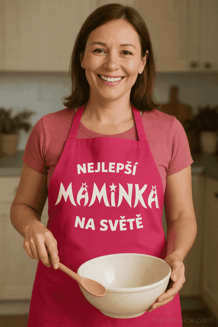 Vtipná zástěra nejlepší na světě s vlastním slovem