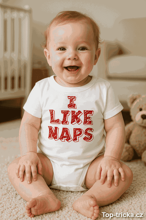 Vtipné dětské body I like naps