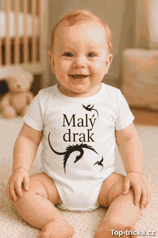 Vtipné dětské body malý drak
