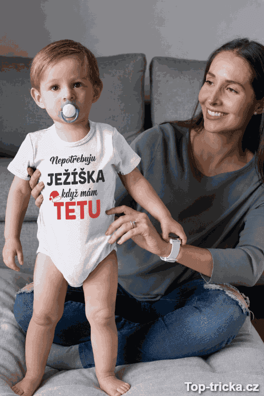 Vtipné dětské body nepotřebuju Ježíška teta