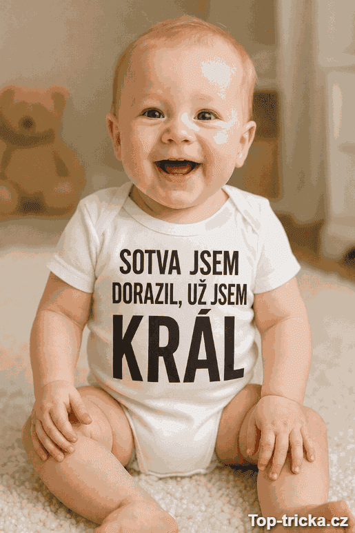 Vtipné dětské body sotva dorazil už král