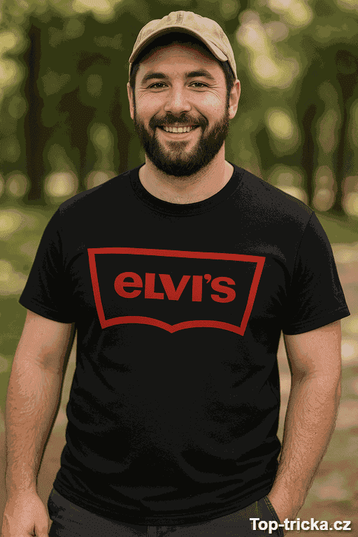 Vtipné tričko Elvis