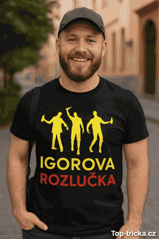 Vtipné tričko na rozlučku s vlastním jménem