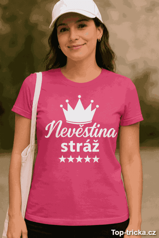 Vtipné tričko nevěstina stráž